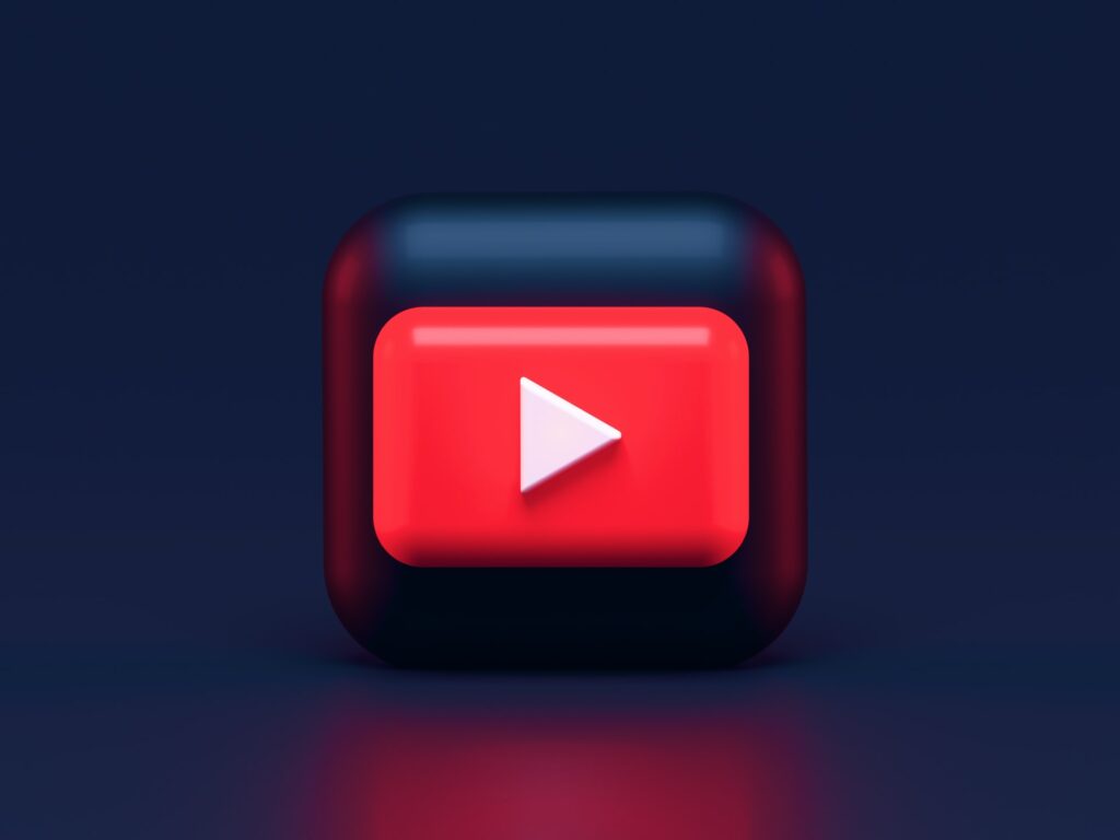 YouTubeの再生ボタン