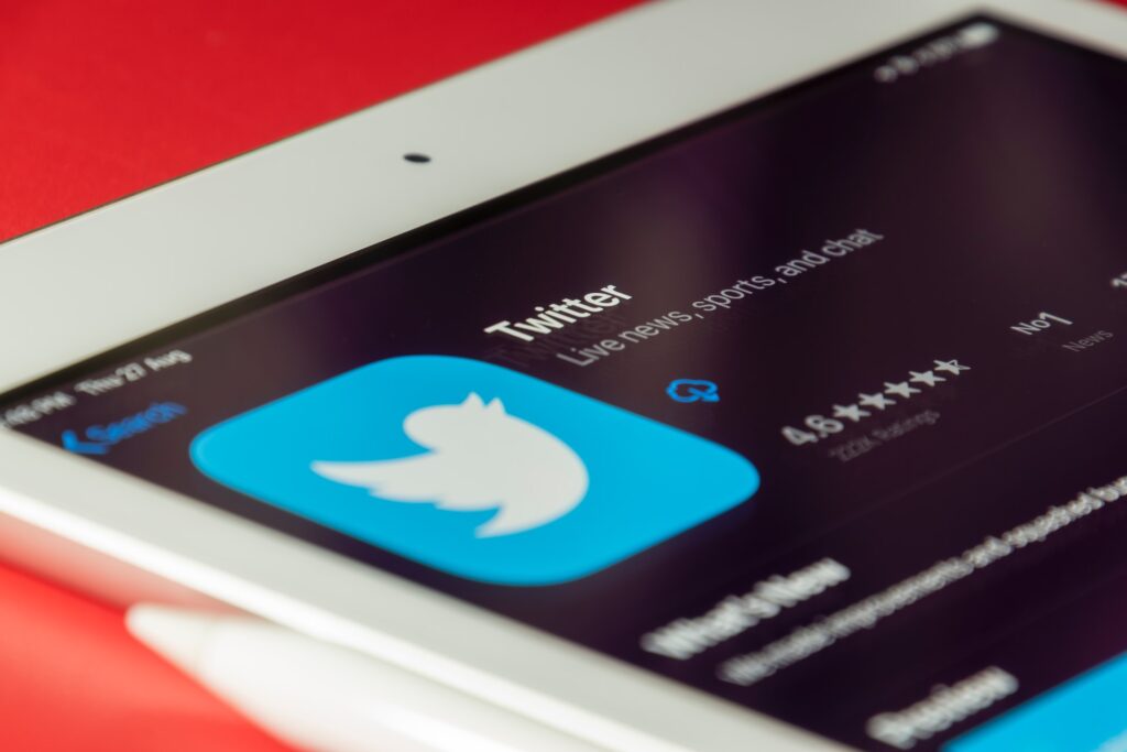 Twitterのインストール画面